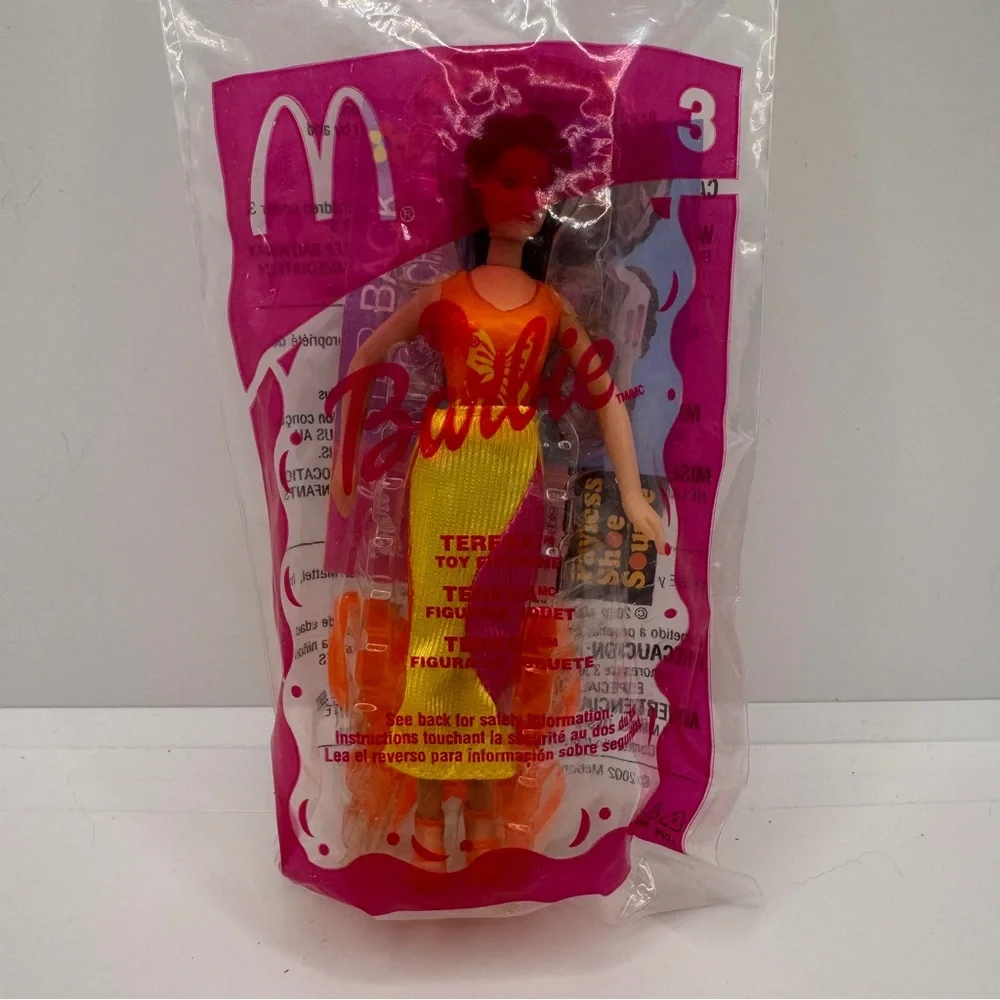 Vintage 2002 McDonalds Happy Meal Toy‎ Barbie Teresa Doll Butterfly